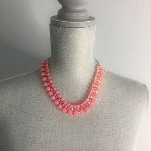 Two Toned Pink Statement Necklace